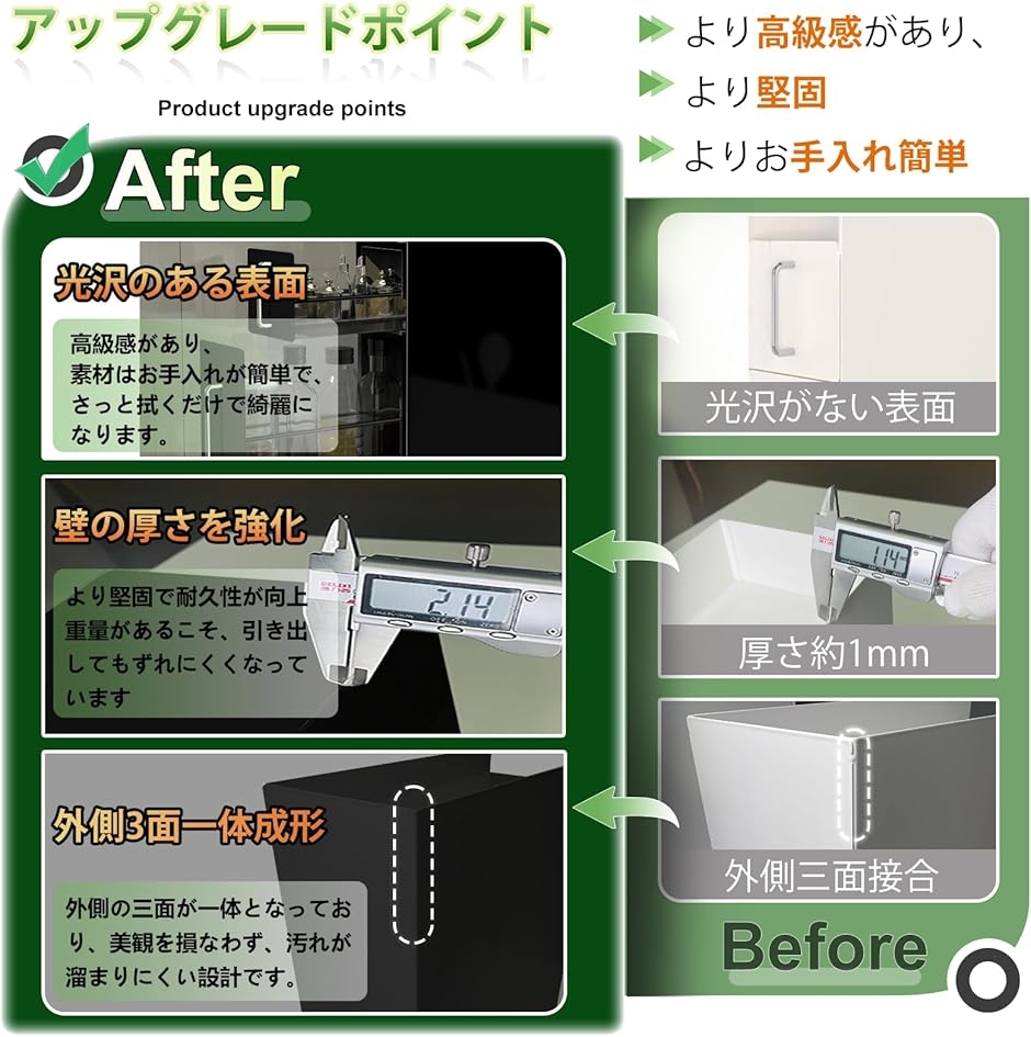 全面的にアップグレードしました隠せる調味料ラック 2段 奥行35cm MDM