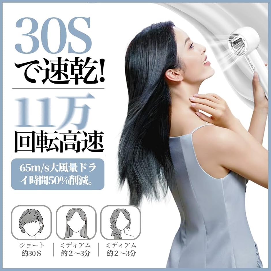 新品 ドライヤー 大風量 ヘアドライヤー 4億マイナスイオン 高速 速乾 ドライヤー 大風量 ヘアドライヤー 4億マイナスイオン 中空構造