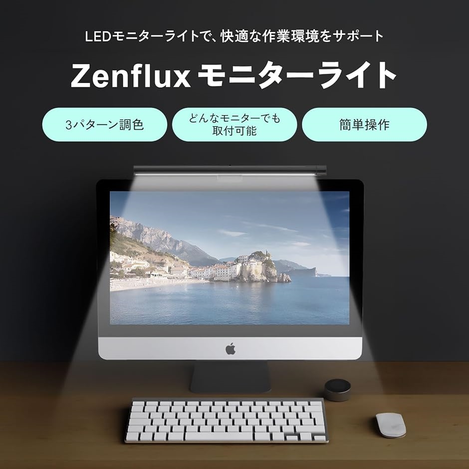 日本上陸Zexflux モニターライト ディスプレイライト《専門家監修