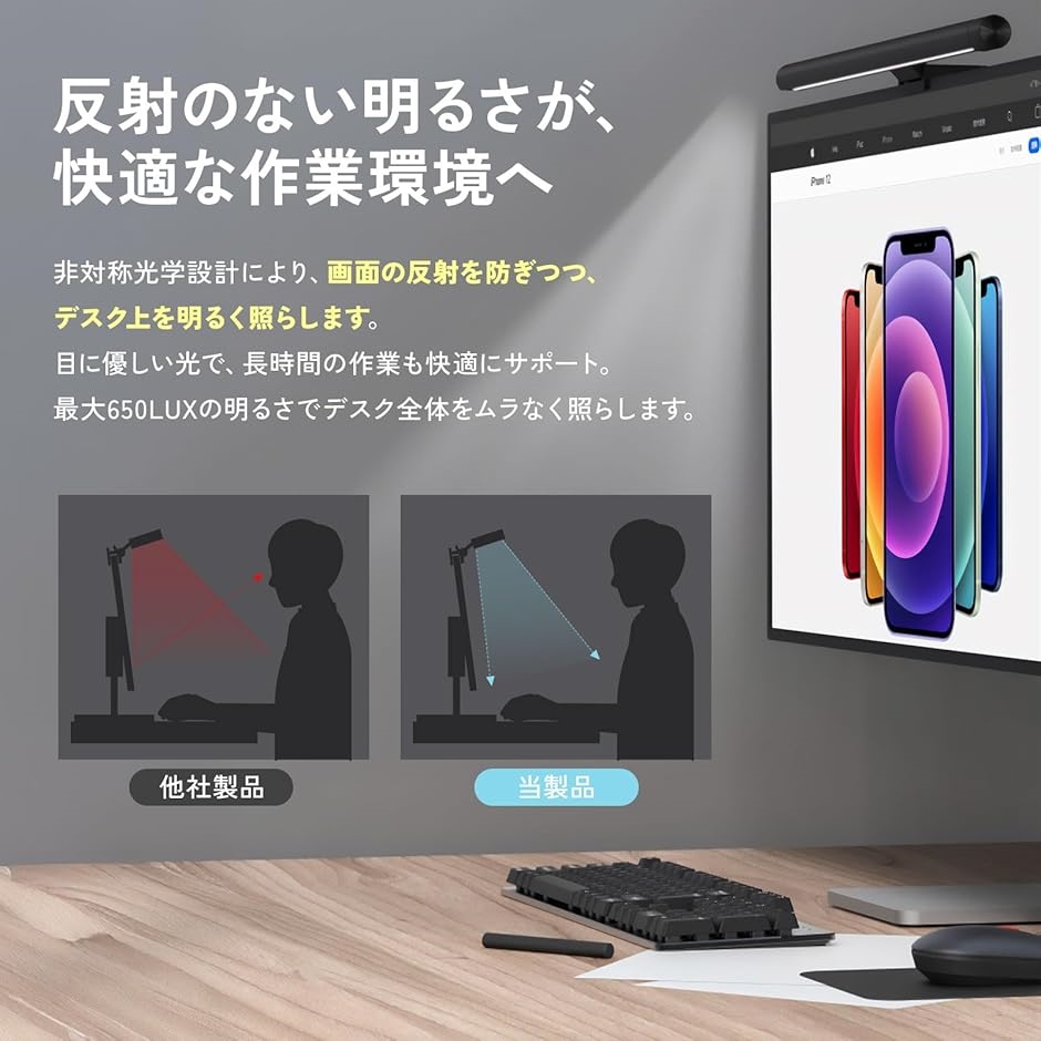 日本上陸Zexflux モニターライト ディスプレイライト《専門家監修