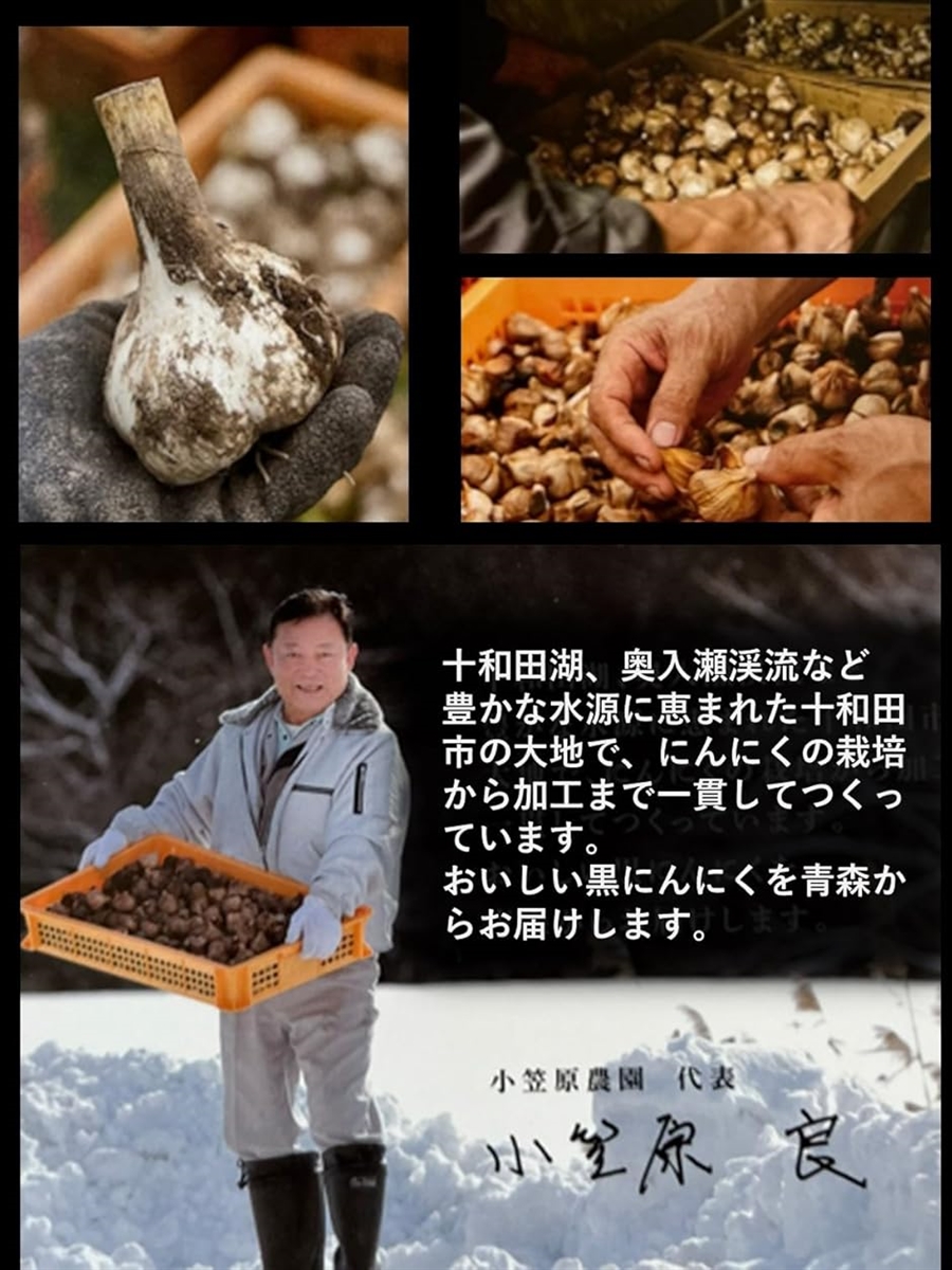 有名百貨店ご御用達青森県産 波動熟成 黒ニンニク 糖度50度 厳選 国産