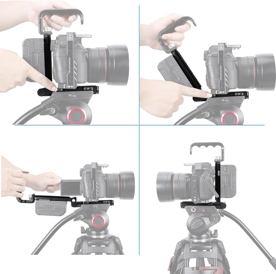 互換品】 折りたたみ式カメラ V-ロック バッテリー Lブラケット