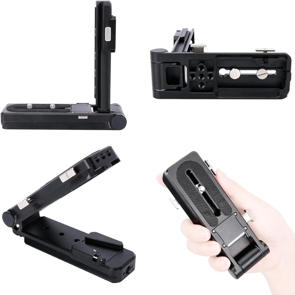 互換品】 折りたたみ式カメラ V-ロック バッテリー Lブラケット