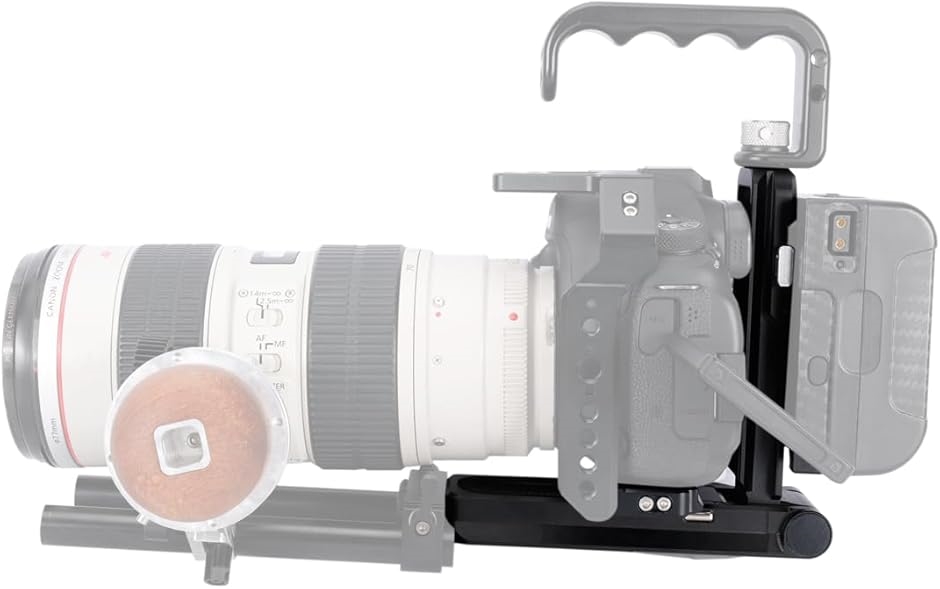 互換品】 折りたたみ式カメラ V-ロック バッテリー Lブラケット