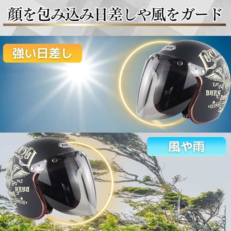 ヘルメット シールド ヘルメットシールド バブル ジェット 開閉