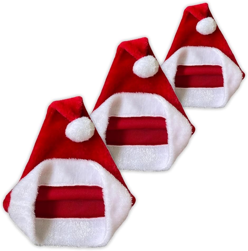 サンタ 帽子 洗濯OK。毎年使える。日本企業監修 厚手ボア素材 ふかふか サンタクロース サンタ帽子 クリスマス 赤(レッド,  F)