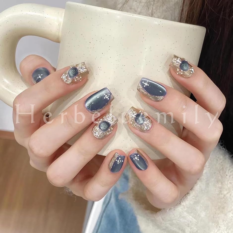 ネイルチップ 貼るだけ 簡単 ジェルネイル セルフネイル 付け爪