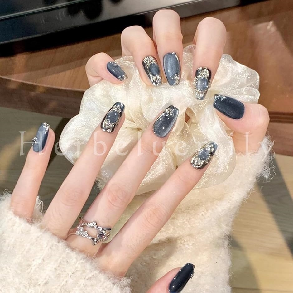 ネイルチップ 貼るだけ 簡単 ジェルネイル セルフネイル 付け爪