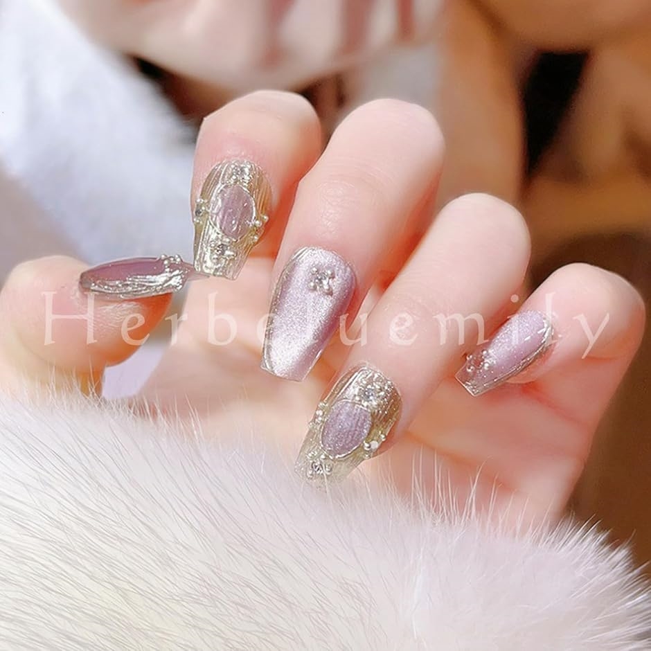 ネイルチップ 貼るだけ 簡単 ジェルネイル セルフネイル 付け爪