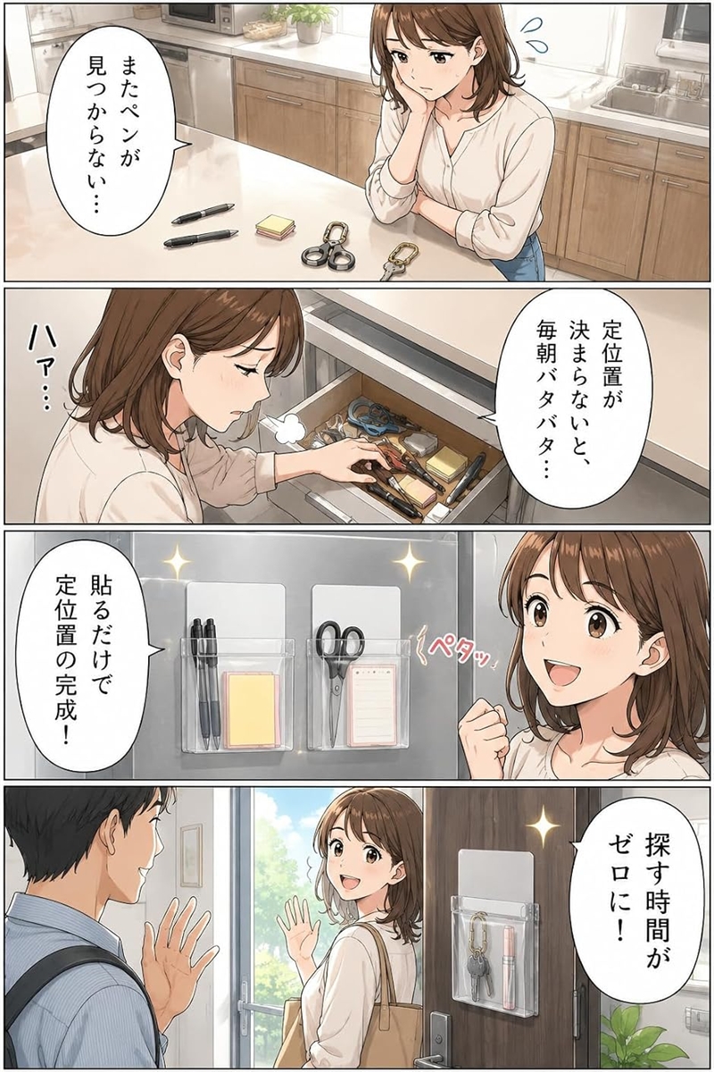 マグネットポケット 小物入れ 収納 ファイル ...の詳細画像3