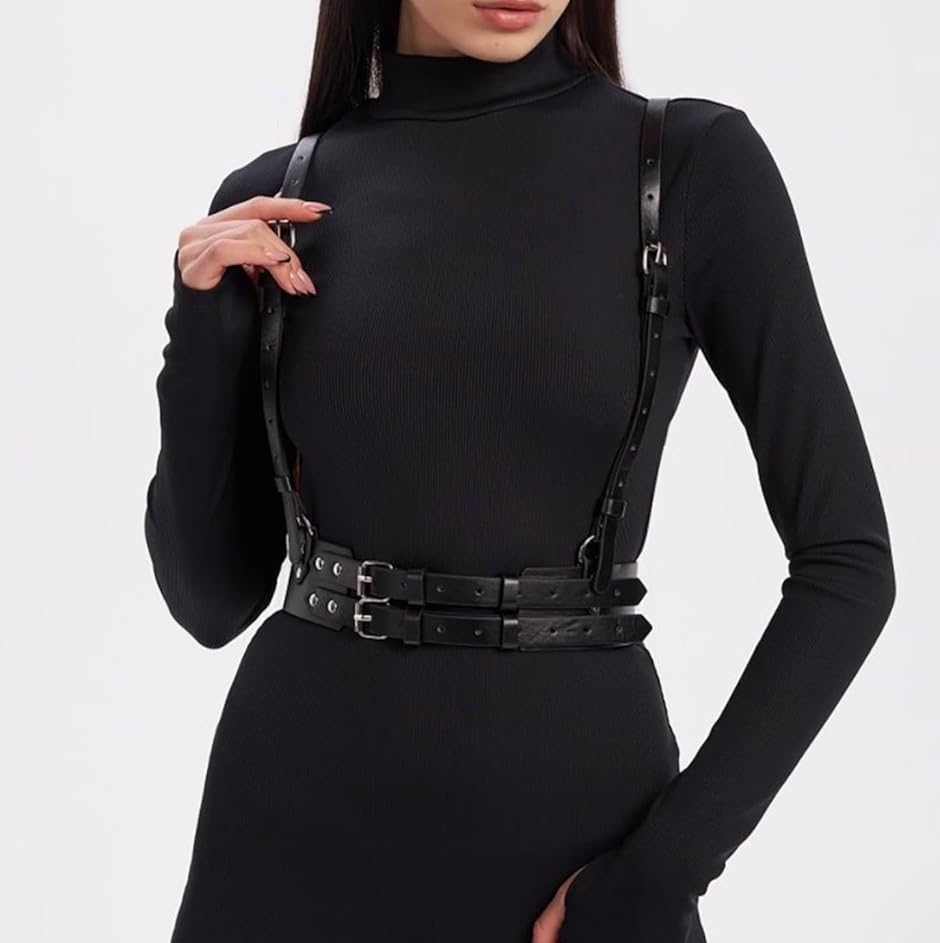 希少 Chika Kisada ハーネス ベルト レザー ブラック 希少 Chika Kisada ハーネス ベルト レザー ブラック 希少 Chika