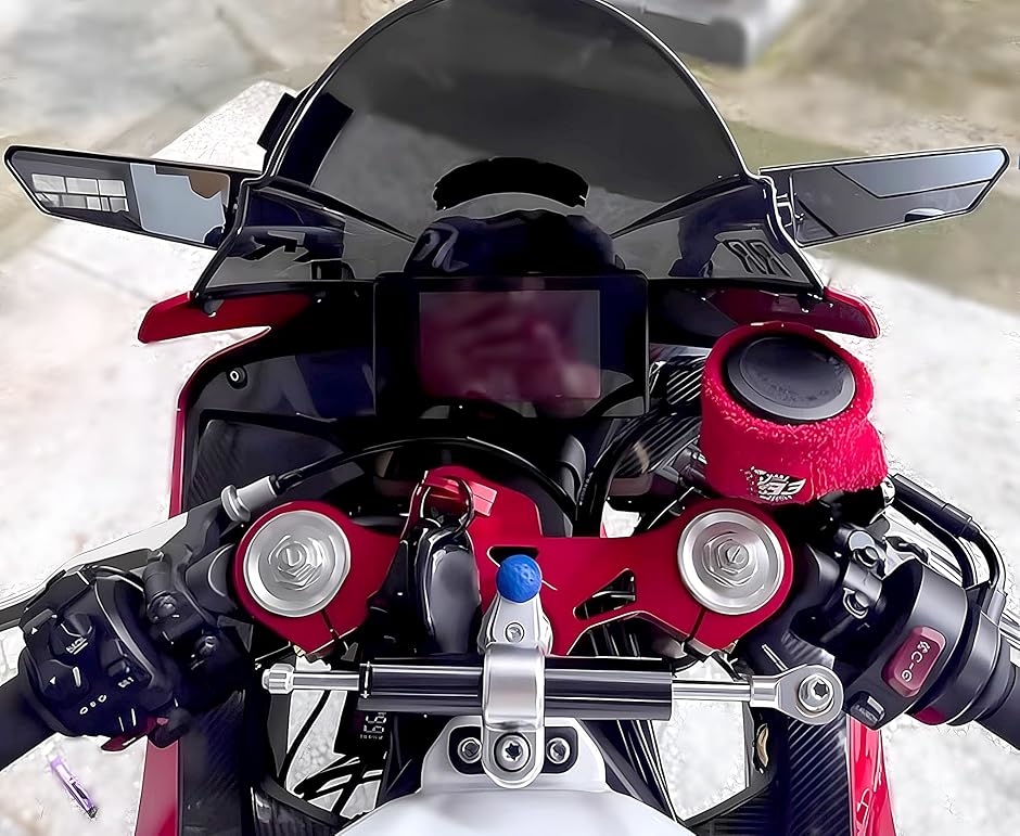 ウイングミラー 翼型 スリム カウルミラー 調整可能 ウイング凸型