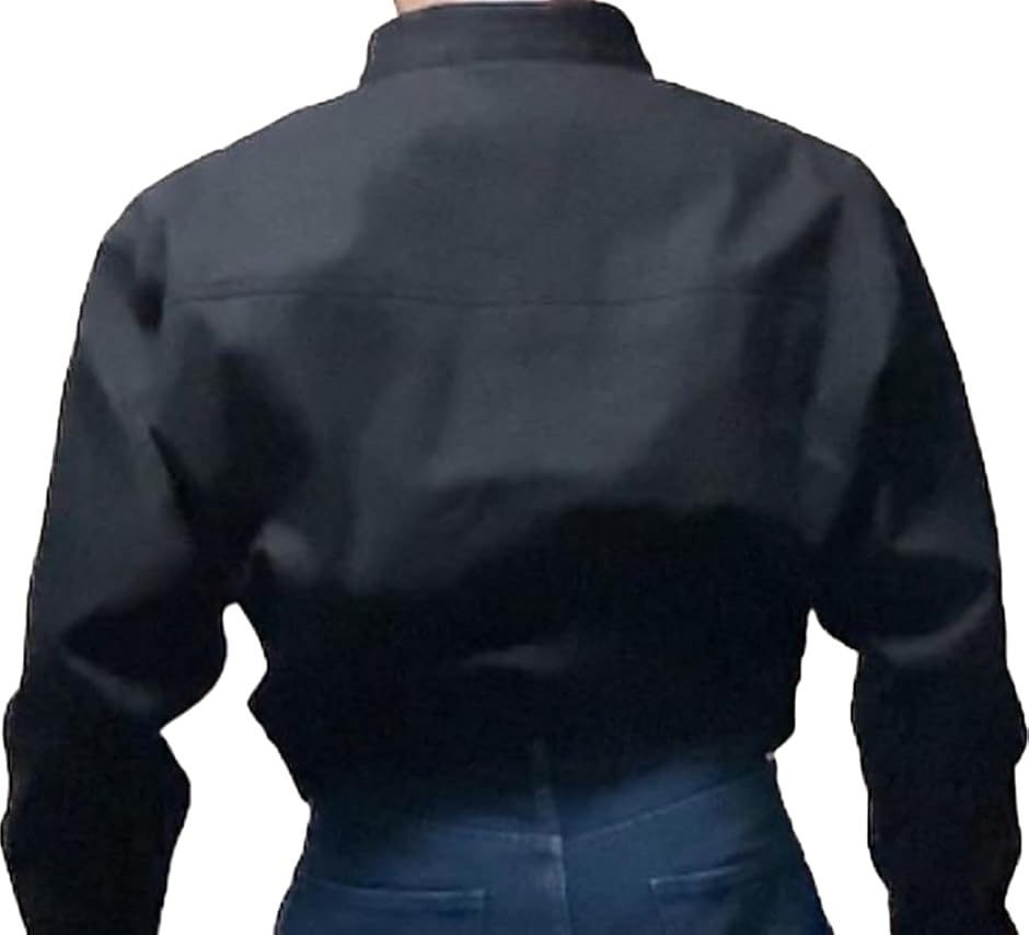 5センチショート丈のGジャン デニムジャケット(ブラック, 3L