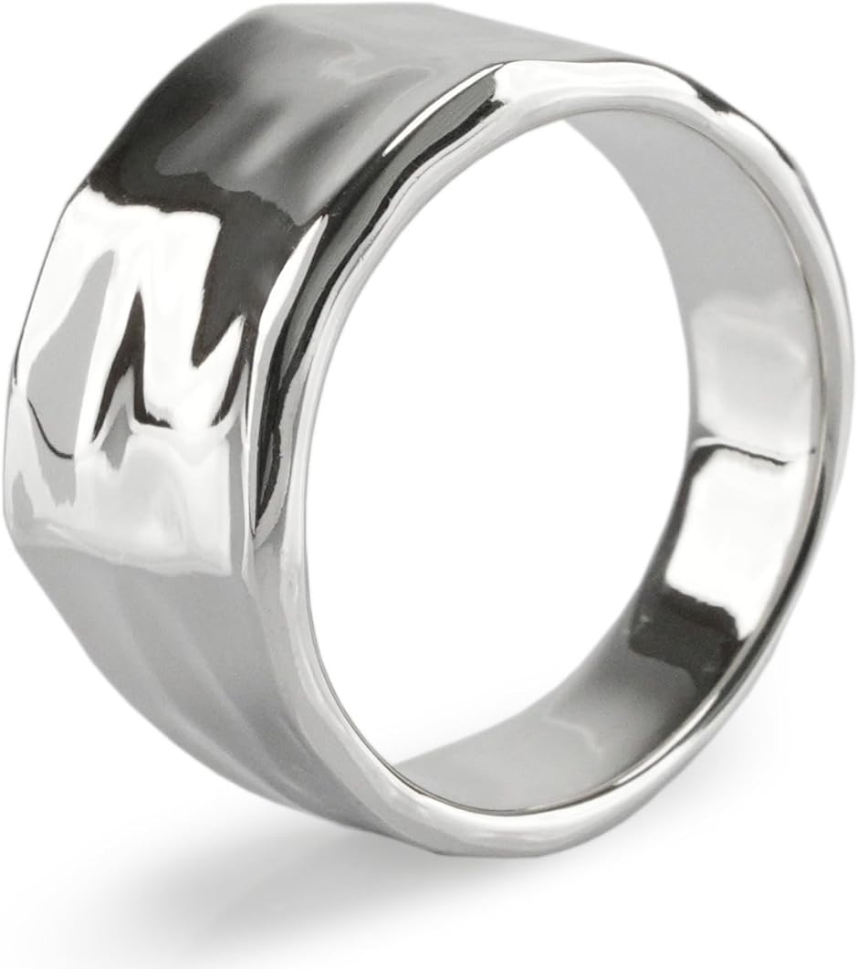 sv925 メンズ リング 指輪 シルバーリング 槌目 人気 かっこいい