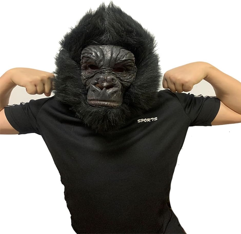 アニマル 動物 マスク ゴリラ びっくり コスプレ リアル