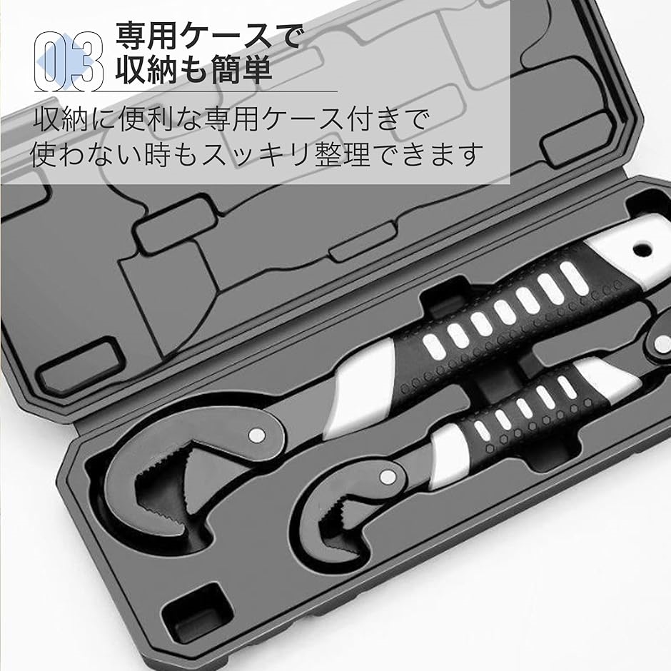 パイプレンチ 水栓スパナ 多機能レンチ ラチェットモンキー モーター