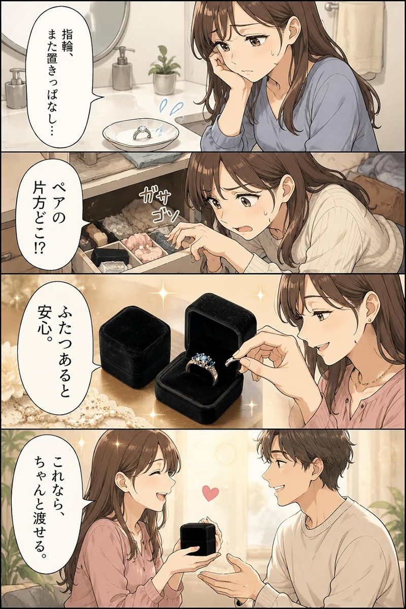 指輪ケース リングケース 指輪入れ ペアリングケース ジュエリーケース
