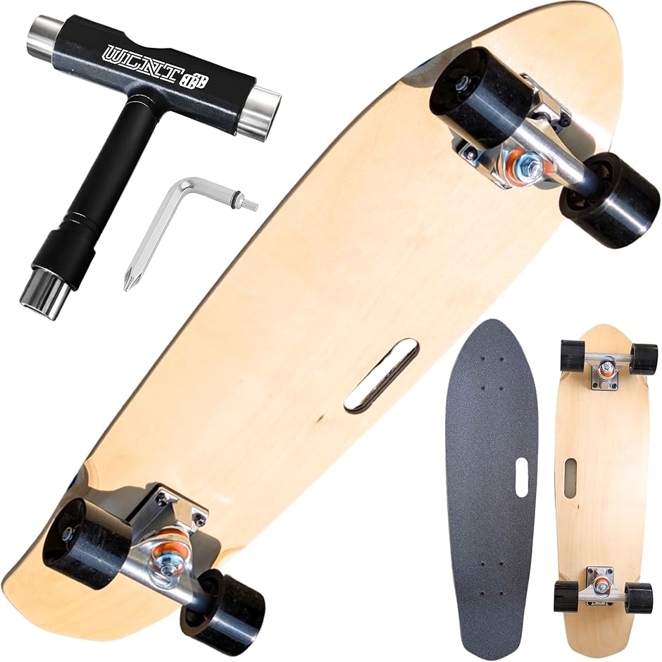 WalnutSkate スケートボード 完成品 MADE IN JAPAN 本格(wood,  cruiser 28inch type)