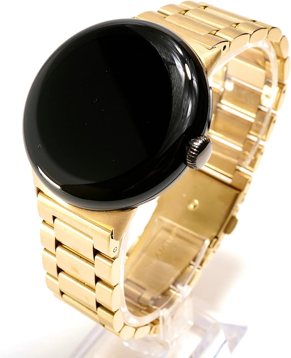 Google Pixel Watch �o���h ������� �s�N�Z���E�H�b�` ���v(�S�[���h,  pixel watch 3 45mm)