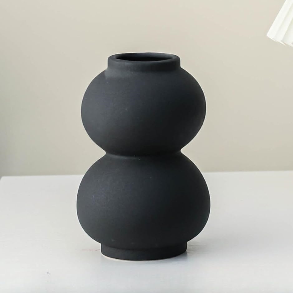 デザインフラワーベース マットダーク セレクションシェイプ 韓国風