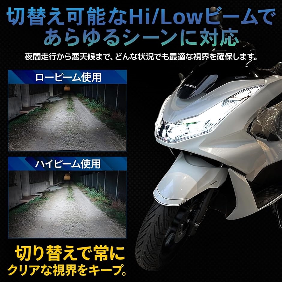 pcx125 JF28 ライト　社外LED SET ホンダ PCX125/150(JF28/KF12) 国内/タイ仕様対応 ヘッドライト