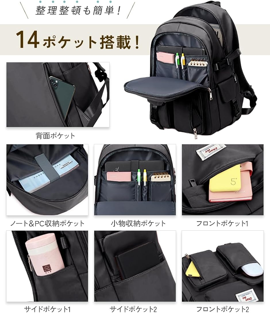 モノマーク品質にこだわり リュック レディース 通学 大容量 バック