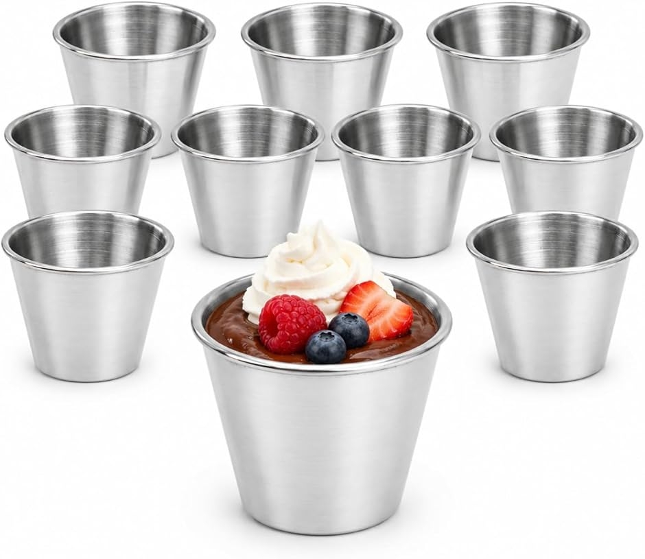 プリンカップ 製菓用品 耐熱 カップ容器 ゼリー型 湯煎 オーブン 円形