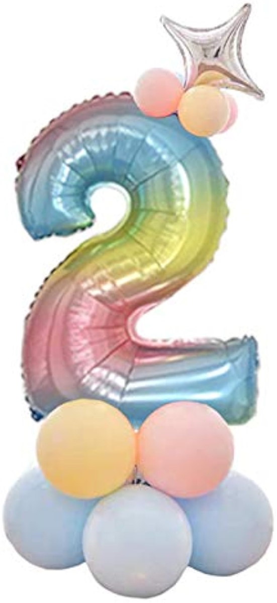 Yahoo! Yahoo!ショッピング(ヤフー ショッピング)風船 誕生日 飾り付け バルーン バースデー 男女兼用 | MDM（レインボー,  120cm（王冠付きセット，2））