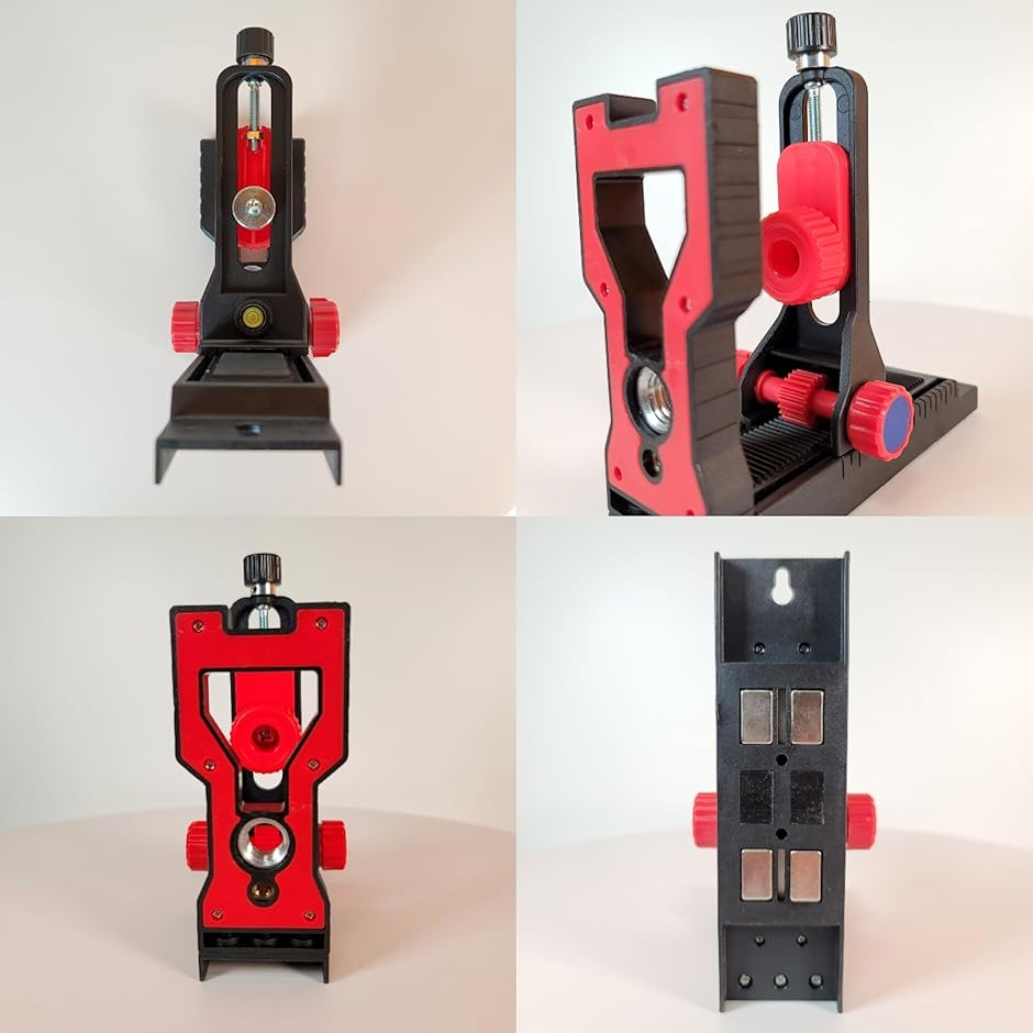 軽天ホルダー レーザー墨出し器用 マグネット式 L型 5/8 1/4 水平器 微