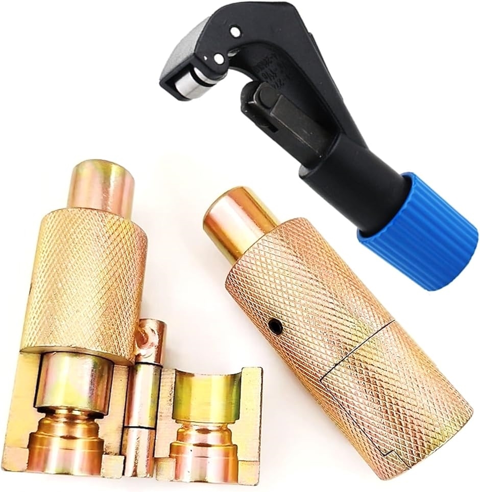 ツバ出し機 フレキ管 水道管 ツバ出し工具 ツバ出し機 つば出し(2個+カッター