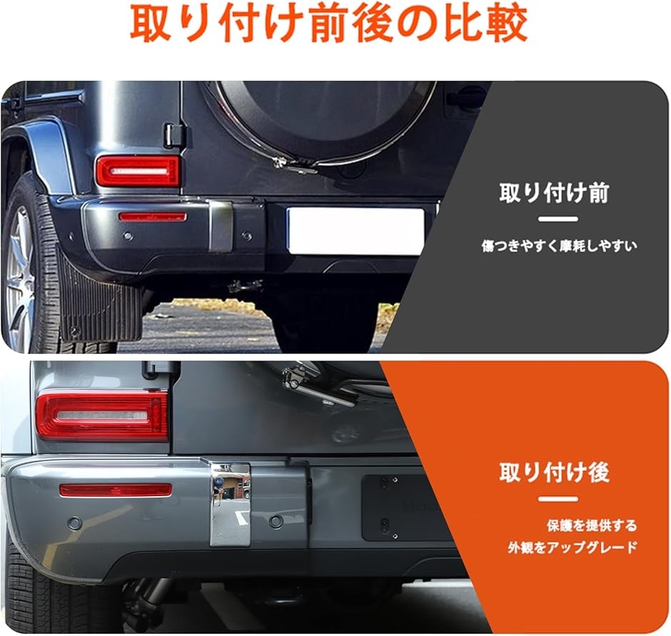 メルセデス ベンツ W465 Gクラス G63 AMG リアバンパー メルセデスベンツGクラスW463 G63 2019-2020に適用 リアバンパートリム