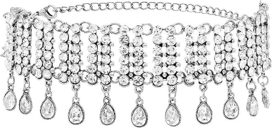 ベリーダンス 社交ダンス チョーカー ネックレス レディース ライン