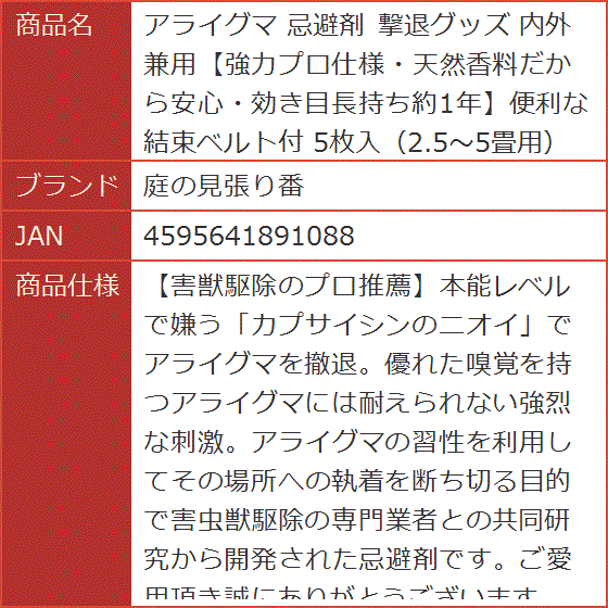 アライグマ 忌避剤 撃退グッズ 内外兼用強力プロ仕様・天然香料 アライグマ 忌避剤 撃退グッズ 内外兼用強力プロ仕様・天然香料