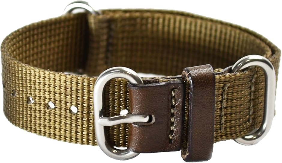atelierCODEL nato ベルト 職人が付け心地を追求 腕時計 バンド 革(カーキオリーブ,  ラグ幅19ｍｍ/20ｍｍ)