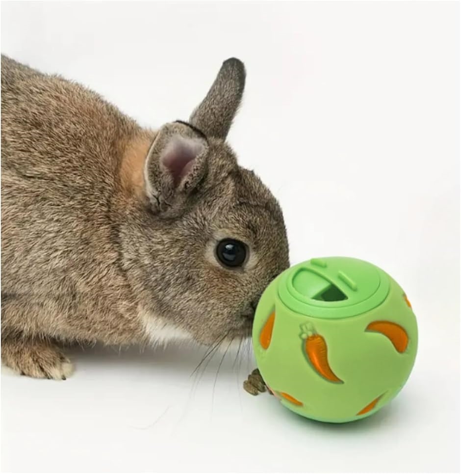 うさぎ おもちゃ ボール 遊びながらおやつをGET コロモグ 7.5cm