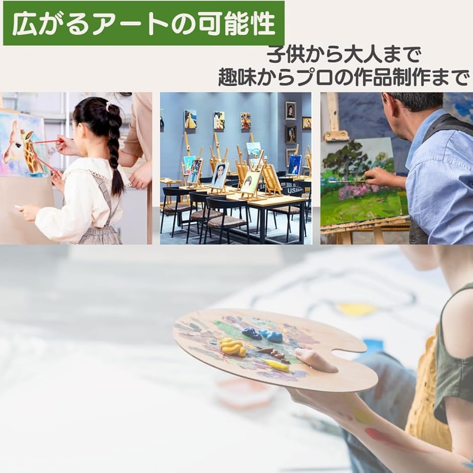 キャンバス 正方形 画材 フレーム 額縁 キャ...の詳細画像5