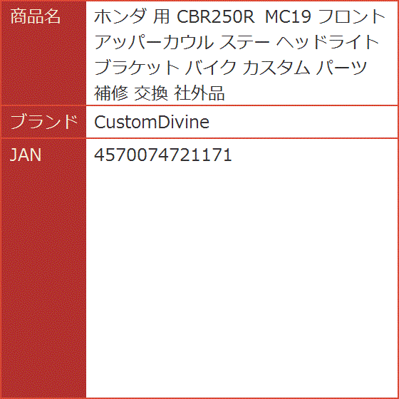 CBR250R カスタム ヘッドライトの商品一覧 通販 - Yahoo!ショッピング