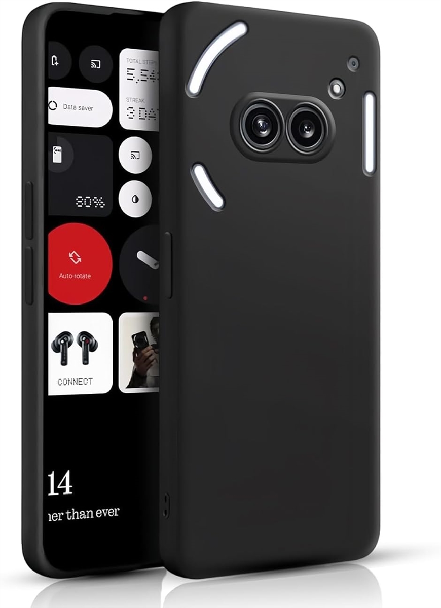 Nothing Phone 2a / Plus �P�[�X �X�}�z�P�[�X �V���R�� �I�b�| ���m �ϏՌ� �\�t�g MDM(TMK-UCI-477)