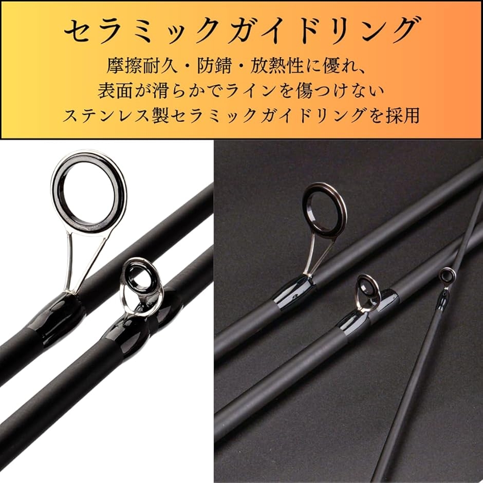 2.1m 7ft MLルアーロッド 4ピース 適合wt4〜25g パックロッド チニング