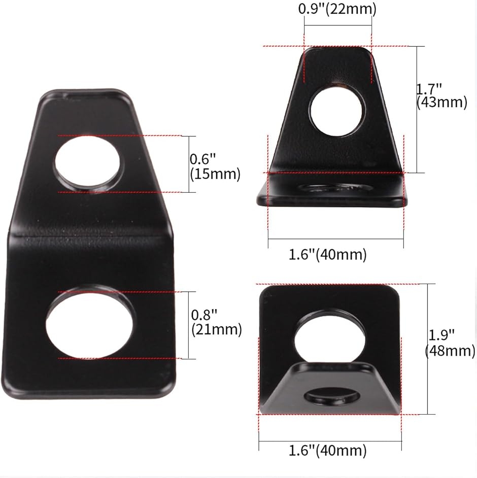 固定ベルト Lサイズ フック付き 4点式 レーシング シートベルト 固定 用 L字 ステー フック ブラケット