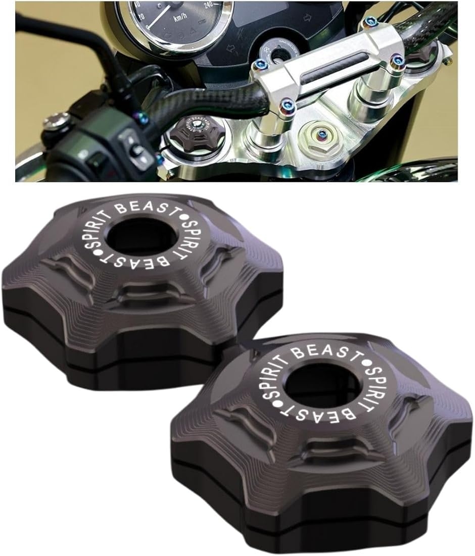 Z900RS カスタム フロントフォーク トップ キャップ カバー パーツ