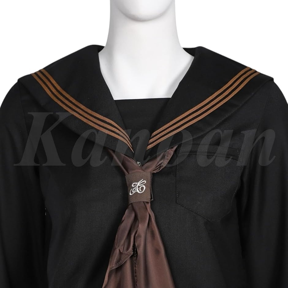 ネイビー セーラー服上着　茶色ライン　13号(170A) suteteko_1402sailor-1
