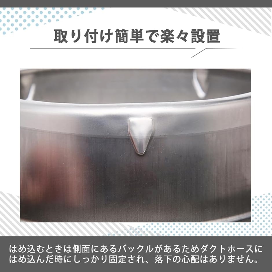 ダクト 通気口 換気口 ステンレス製 丸型 屋内換気口 配管部品用 防虫