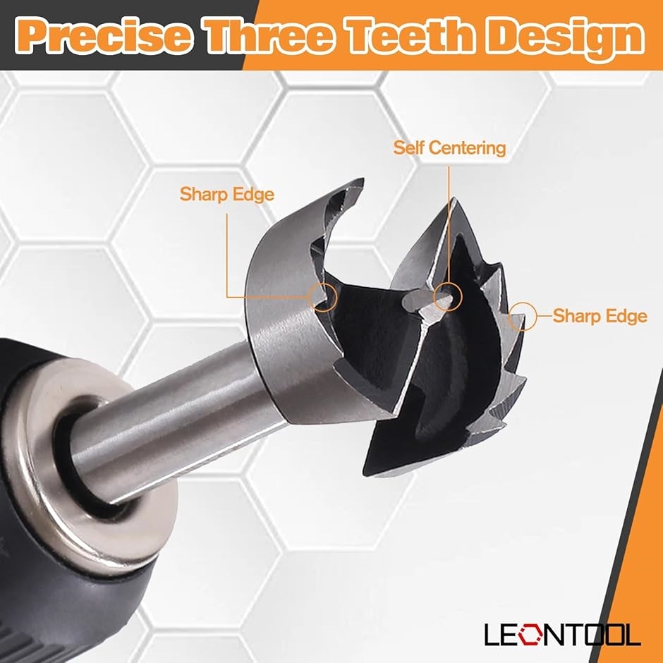 ボアビット セット 8本組 木工用ドリルビット 穴あけホールソー 竹用