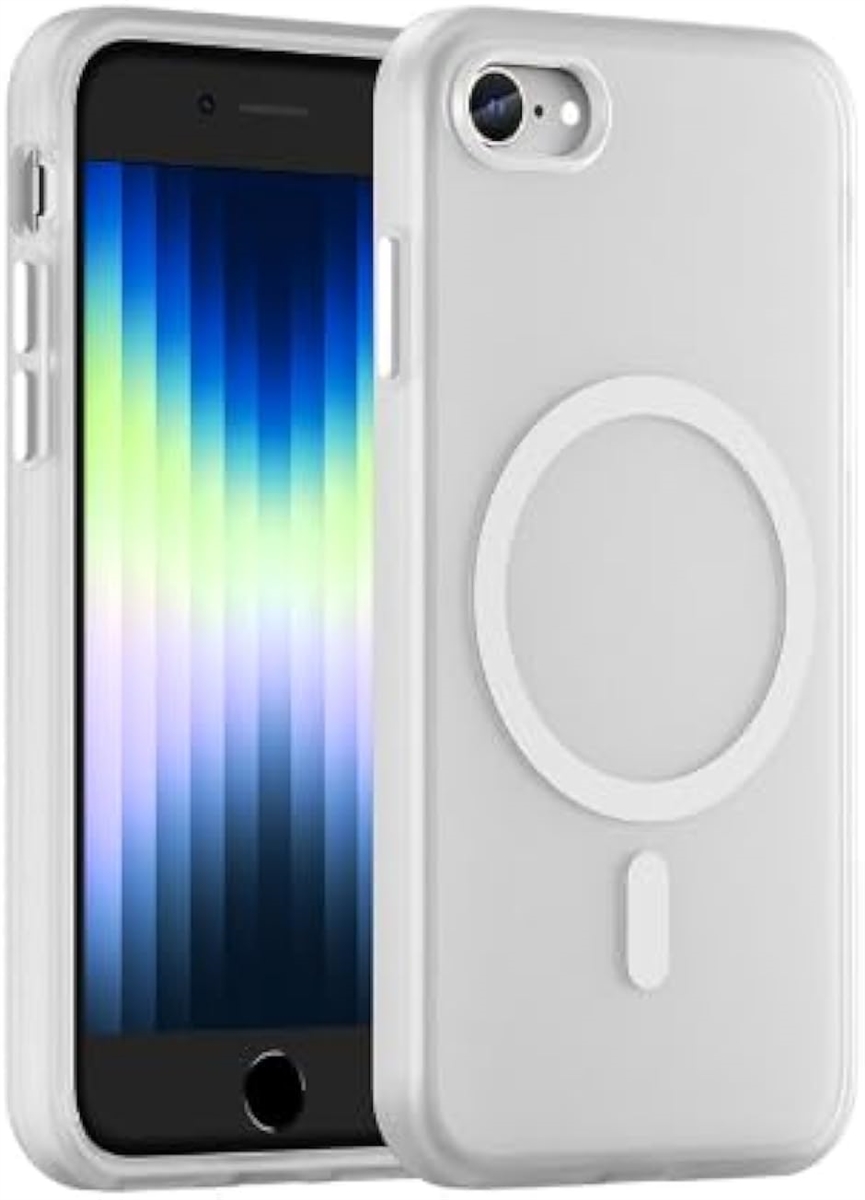 Magsafe対応iPhone SE3 ケース SE2/8 耐衝撃 半透明デザイン 滑り止め