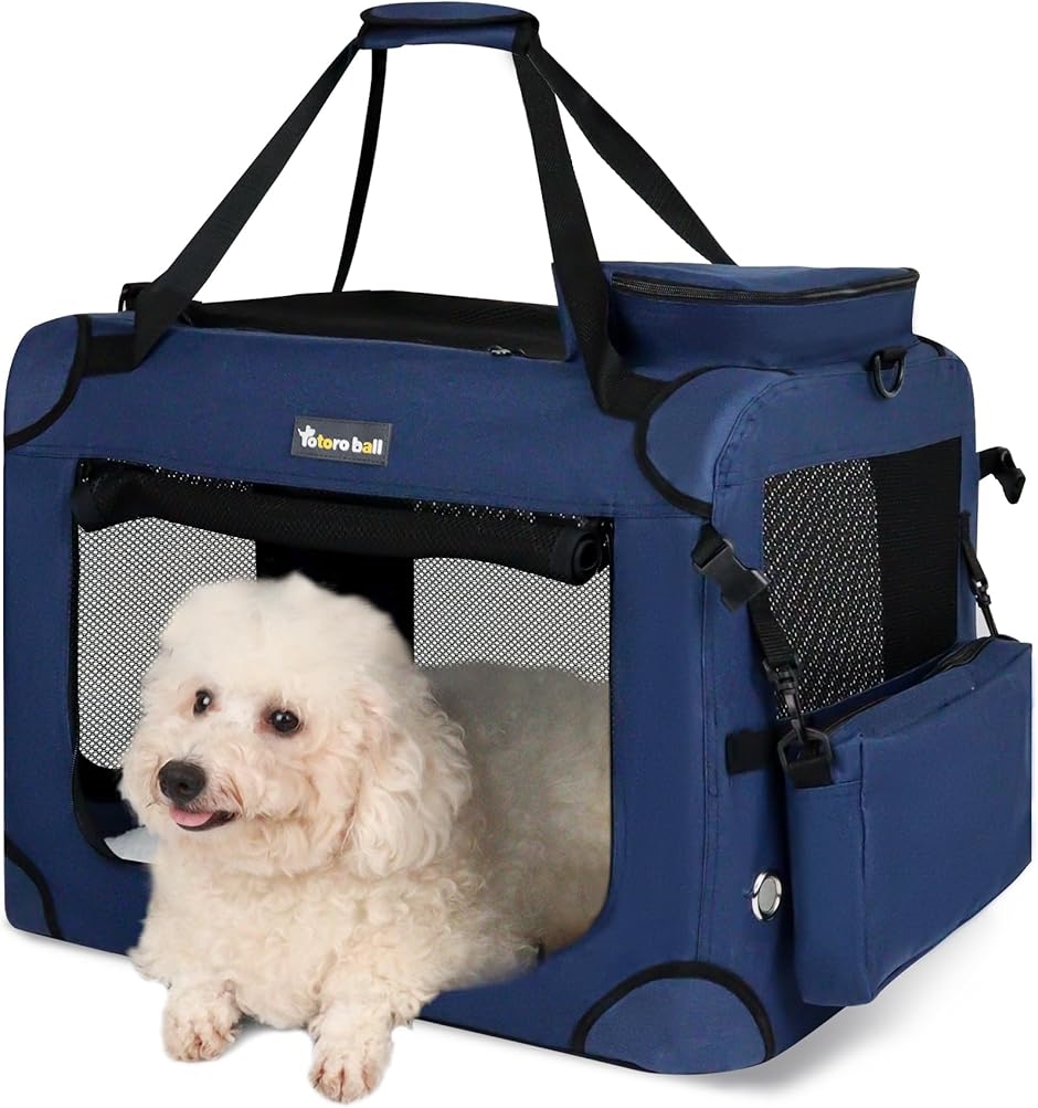 ❤Mサイズ❤犬 キャリーケース 犬 猫 ペットキャリー 折り畳み ソフトクレート 楽天市場】ペットキャリー 中型犬用 ソフトクレート 折りたため