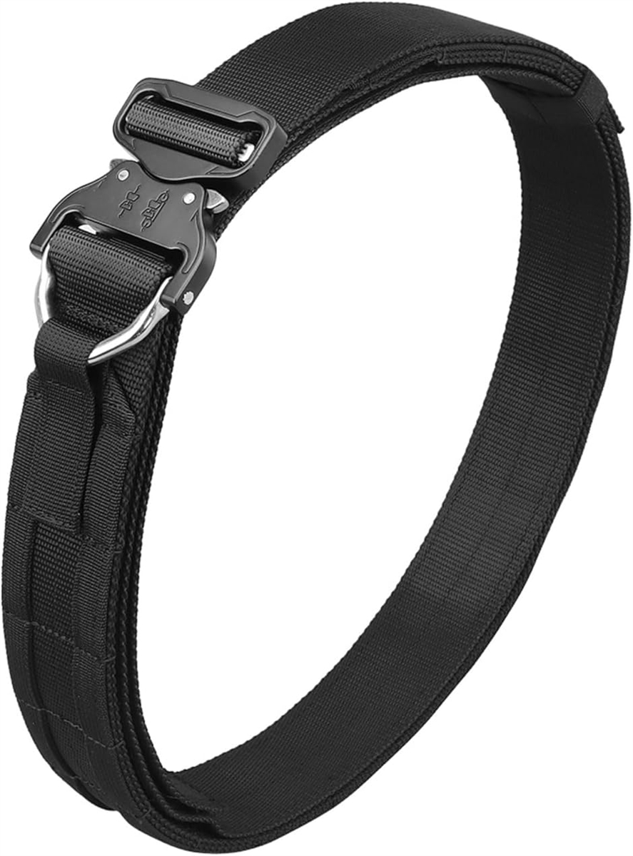 タクティカルベルト ズレない2重巻き メタル製 モールベルト サバゲー