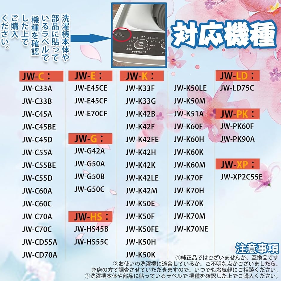 【互換品】 LINT-50 糸くずフィルター ...の詳細画像3