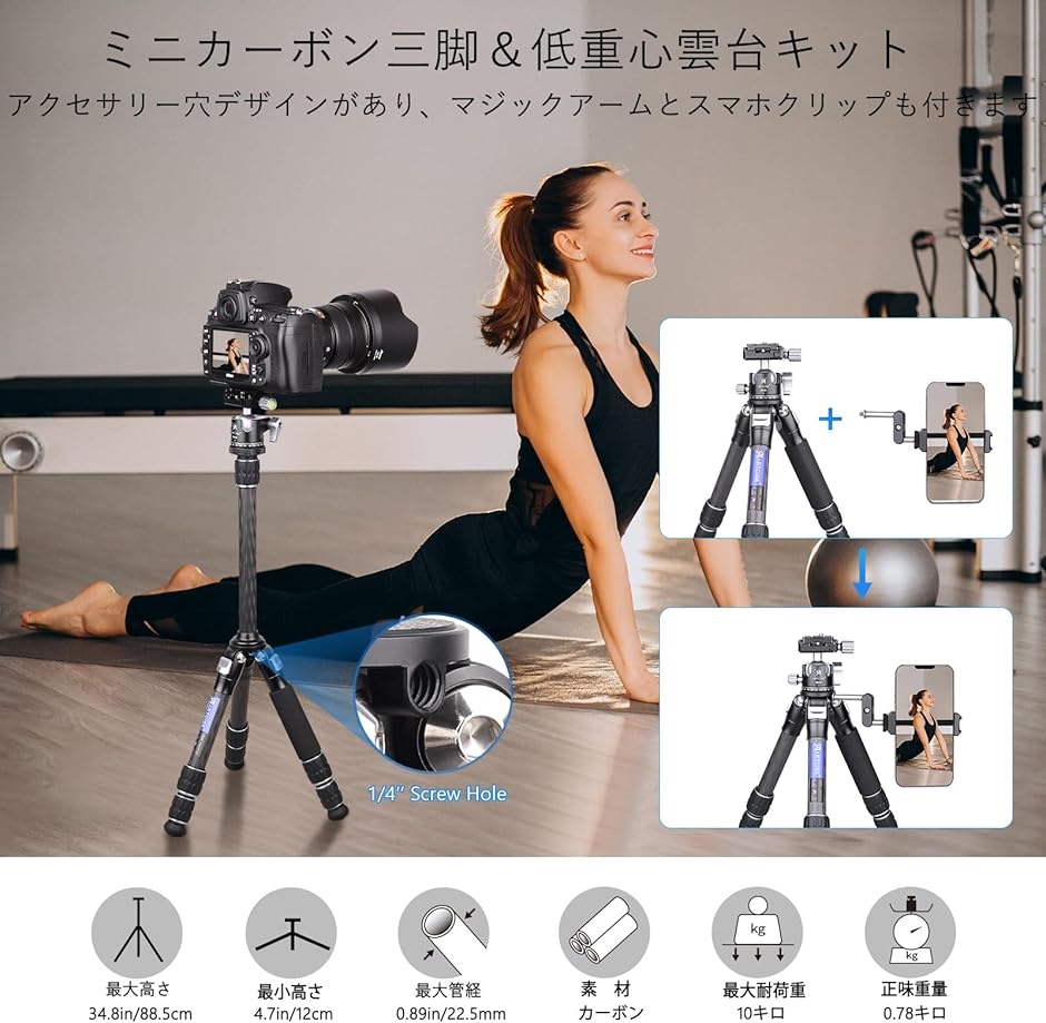 【互換品】 22.5mm 管経ミニカーボン 三...の詳細画像1