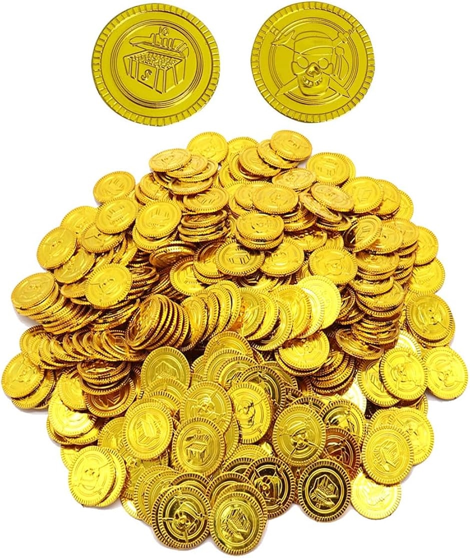 金貨 アンティーク コイン 宝箱 お金 古銭 海賊 カジノ 300枚